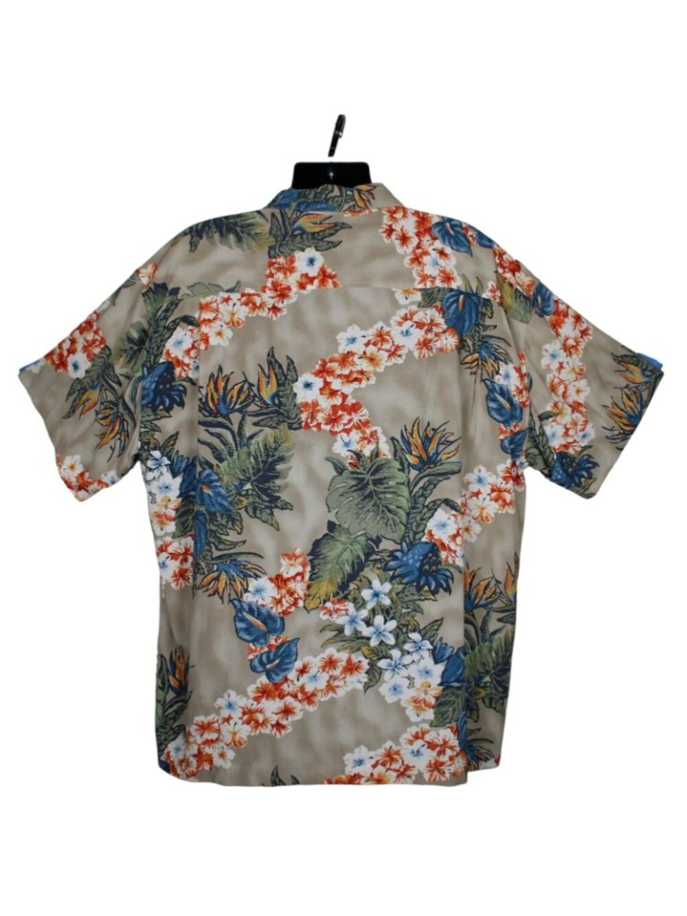 Toes On The Nose Hawaiian Leis Palm Aloha Camp Shirt Mens XXL 2XL Button Up Down - Picture 2 of 12